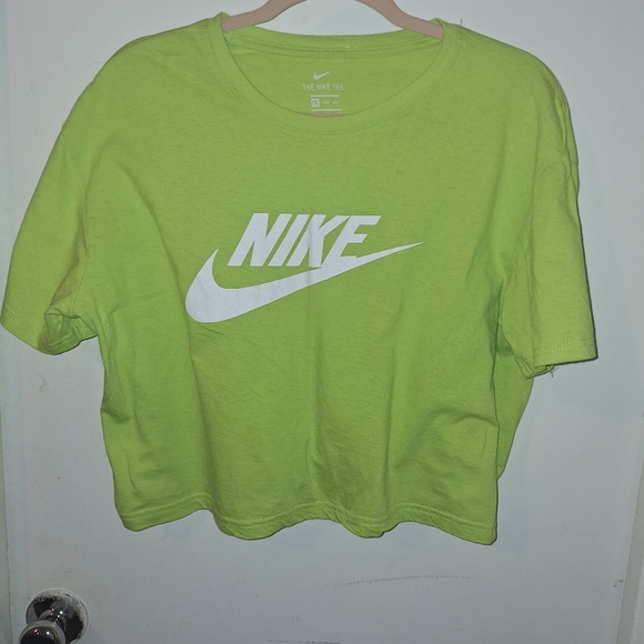 Nike Tops - Nike Lime Green Crop Top